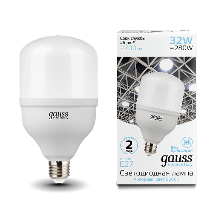 Лампа Gauss Elementary LED T100 E27 32W 6500K 63233 63233 - магазин электротехники Electroshop