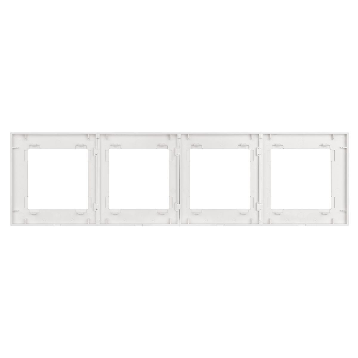 Рамка четырехместная Arlight FRM-GLARE-GS-4-WH 043802 043802 - магазин электротехники Electroshop