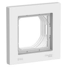 Рамка AtlasDesign Aqua 1 пост IP44 белый Systeme Electric ATN440101 ATN440101 - магазин электротехники Electroshop