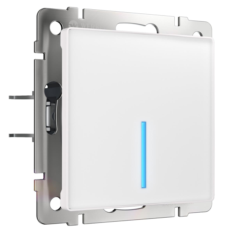 Сенсорный выключатель одноклавишный с функцией Wi-Fi Werkel белый W4510601 4690389171161 a048321 4690389171161 - магазин электротехники Electroshop
