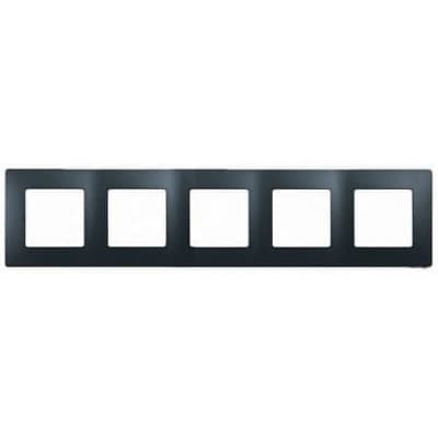 Рамка Legrand Etika 5 постов антрацит 672585 672585 - магазин электротехники Electroshop