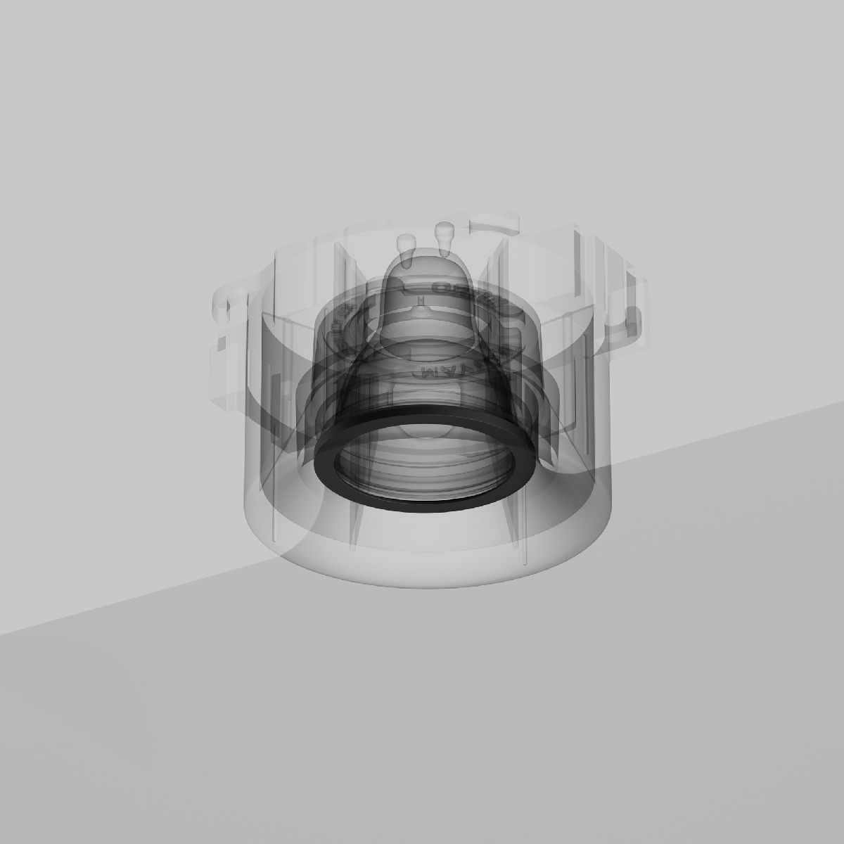 Кольцо для встраиваемого светильника Maytoni Downlight DLA110-B DLA110-B - магазин электротехники Electroshop