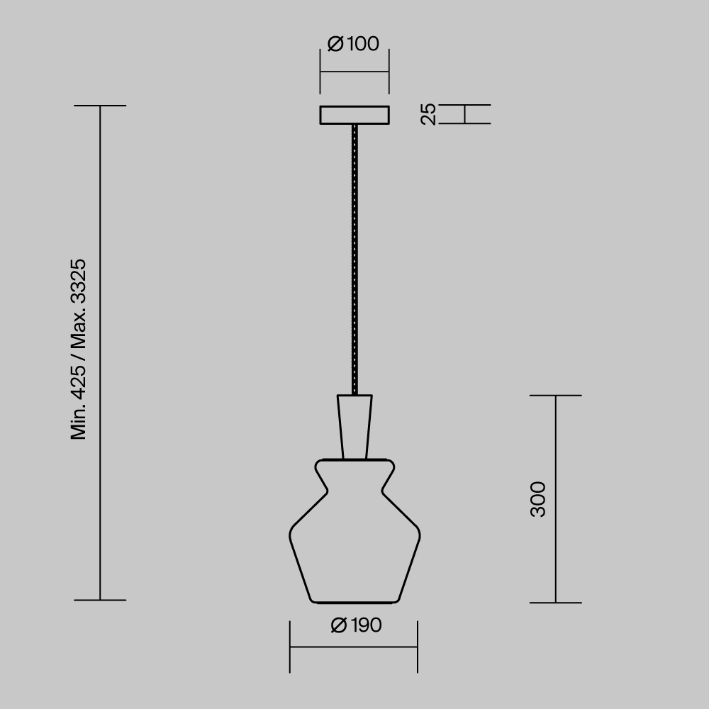 Подвесной светильник Maytoni Toys MOD405PL-01W1 MOD405PL-01W1 - магазин электротехники Electroshop