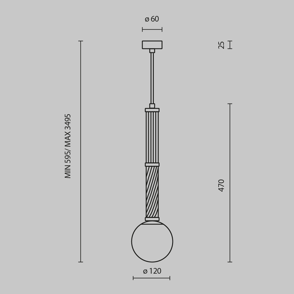 Подвесной светильник Maytoni Teatro MOD287PL-01BS MOD287PL-01BS - магазин электротехники Electroshop
