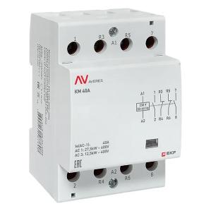 Контактор модульный EKF Averes КМ 40А 2NO+2NC 230В AC 3 модуля km-av-3-40-22-230V km-av-3-40-22-230V - магазин электротехники Electroshop