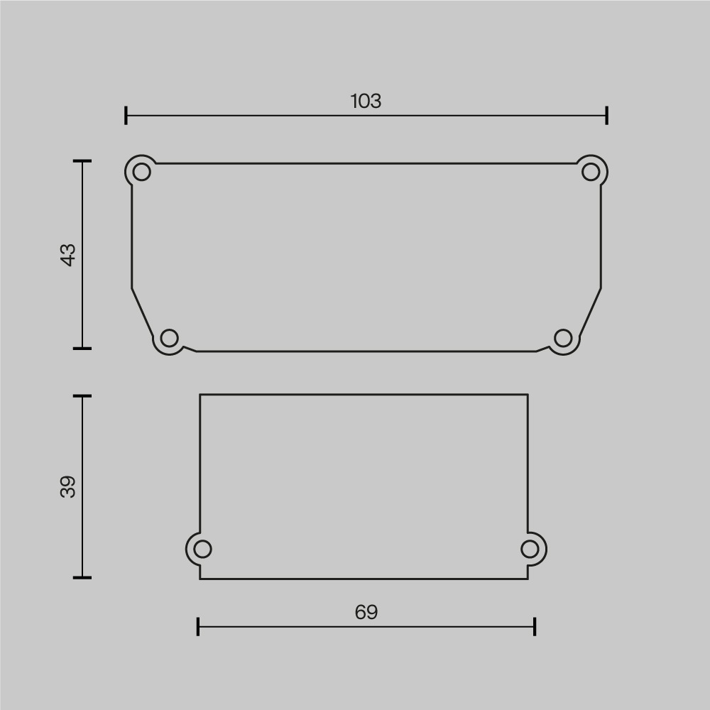 Заглушка декоративная для профиля ALM-9940-SC (4 шт.) Maytoni ALM012EC-SC-W ALM012EC-SC-W - магазин электротехники Electroshop