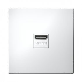 Розетка HDMI Systeme Electric ArtGallery 2.0 А-А до 18 Гбит/с белый GAL000180 GAL000180 - магазин электротехники Electroshop