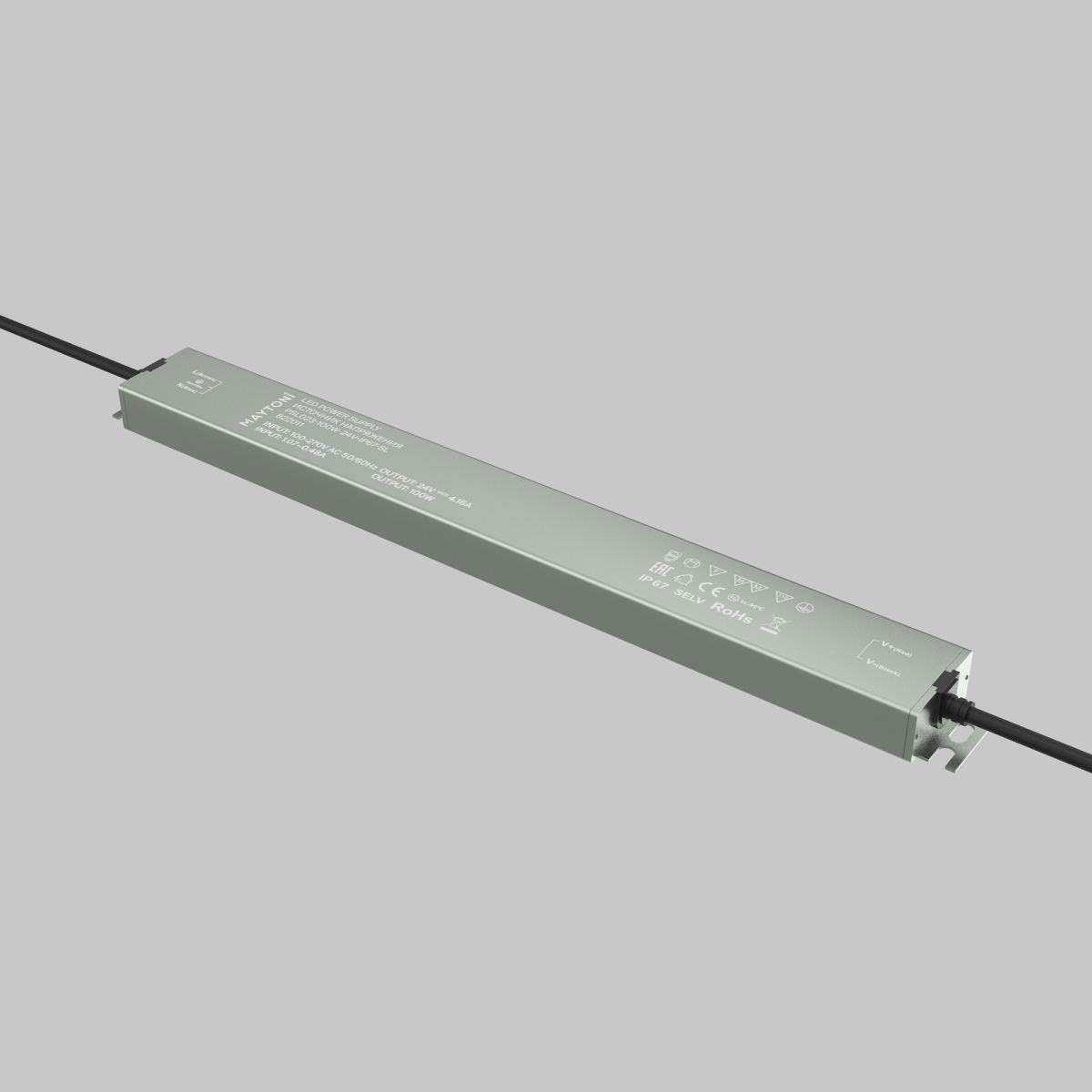 Блок питания Maytoni Led Strip PSL023 24В 100Вт IP 67 822011 822011 - магазин электротехники Electroshop