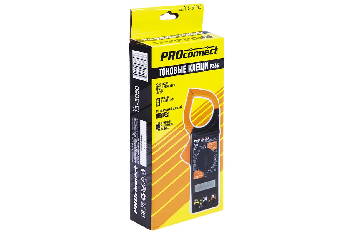 Токовые клещи P266 PROconnect 13-3050 13-3050 - магазин электротехники Electroshop