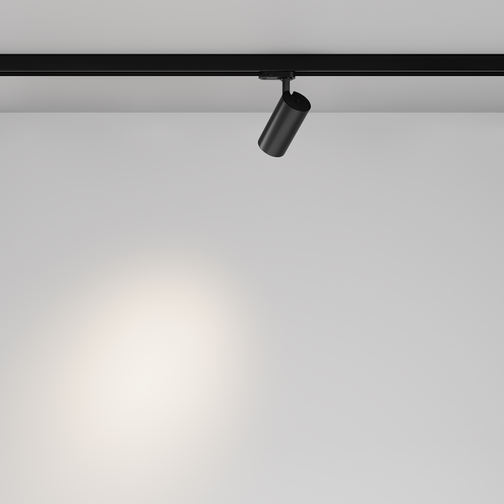 Трековый трехфазный светильник Maytoni Technical Three phase track system Trinity Focus Led TR197-3-12WCCT-M-B TR197-3-12WCCT-M-B - магазин электротехники Electroshop