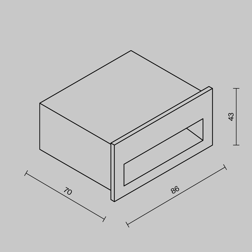 Подсветка для лестниц Maytoni Futo O512SL-L3B3K1 O512SL-L3B3K1 - магазин электротехники Electroshop