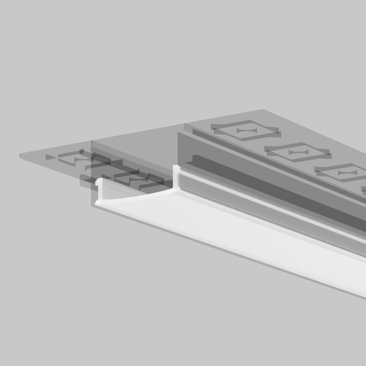Рассеиватель для профиля 6114 Maytoni Led Strip ALM-6114-O-DF-10M 642015 642015 - магазин электротехники Electroshop