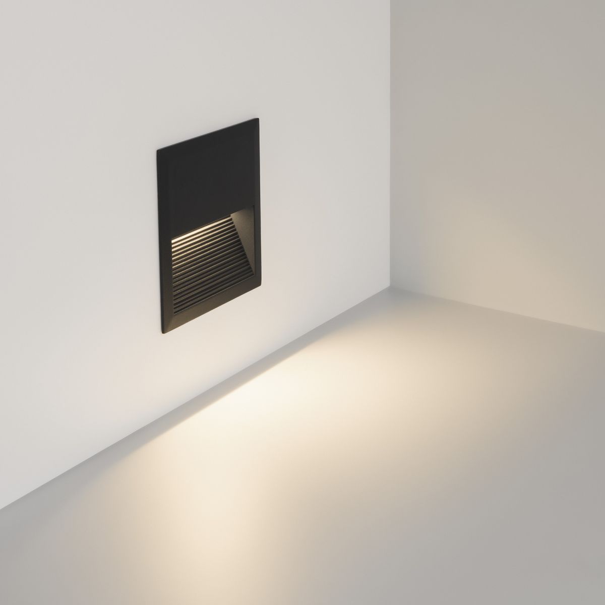 Светильник для ступеней Arlight LTD-RIBONIK-S135x135-5W Day4000 (Черный, 50 deg, 230V) (IP65 Металл) 056738 056738 - магазин электротехники Electroshop