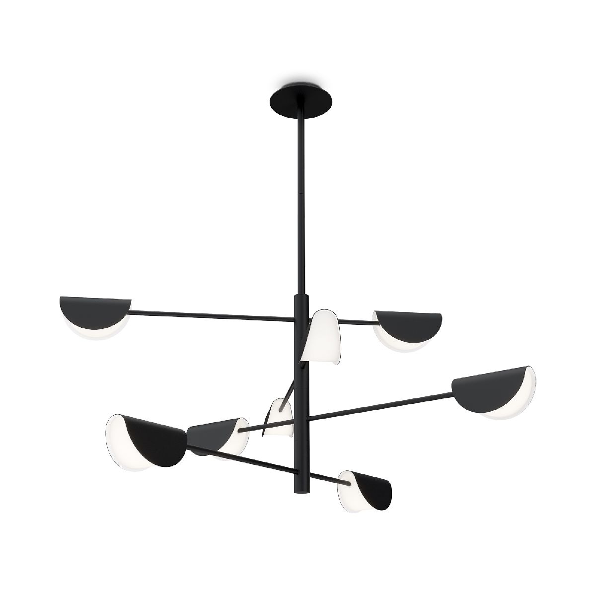 Подвесная люстра Maytoni Technical Mollis MOD126PL-08B MOD126PL-08B - магазин электротехники Electroshop