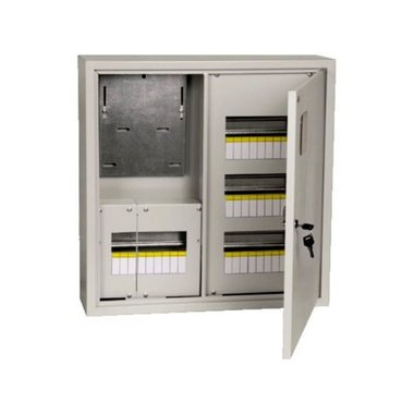 Щит металлический навесной ЩУРн-3/36зо автоматов IP31 (500х500х155) ЩУРн-3/36 - магазин электротехники Electroshop