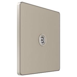 Розетка телевизионная Infinity TV/FM 5-1000MГц песчаный берег Systeme Electric FSE000591 FSE000591 - магазин электротехники Electroshop