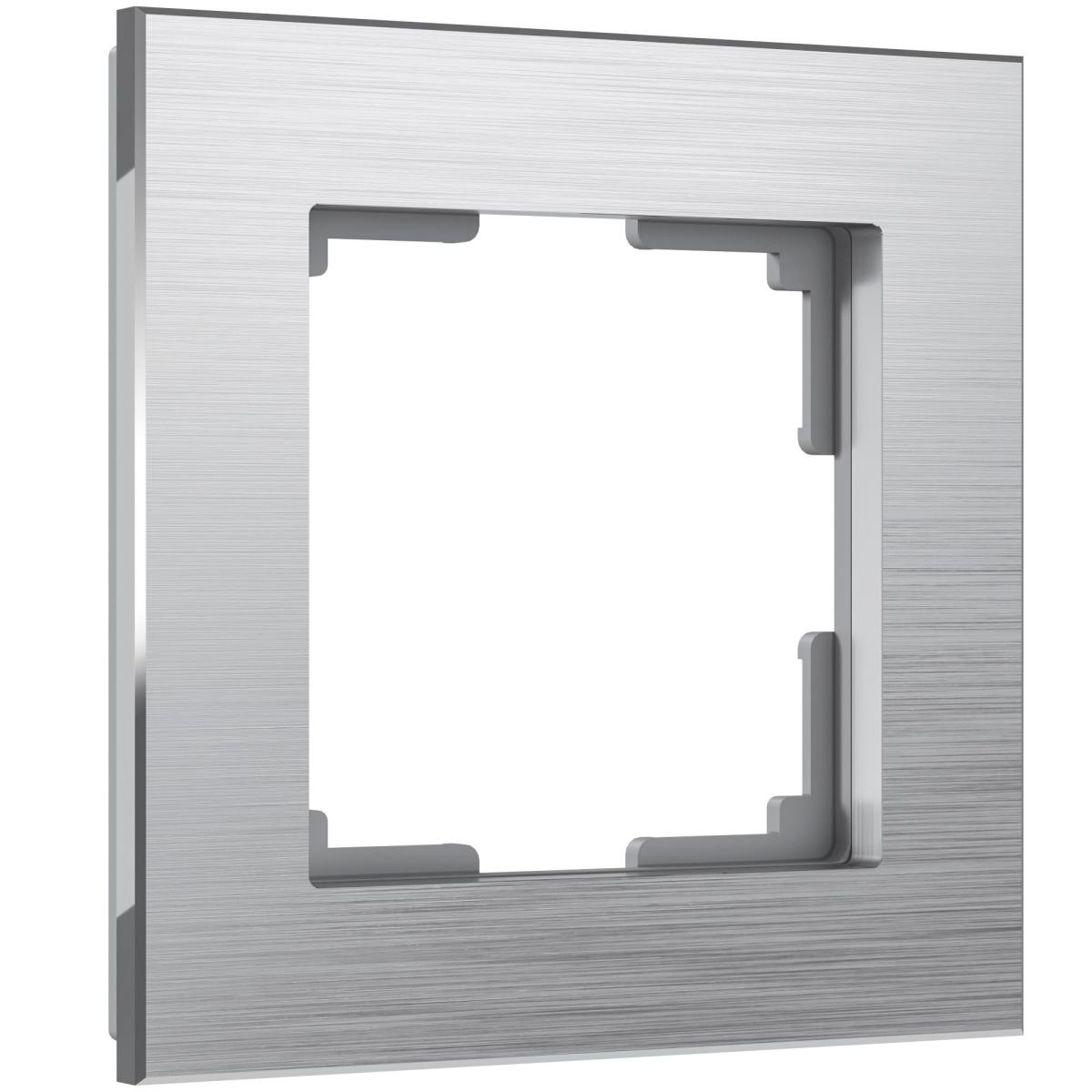 Рамка на 1 пост Werkel Aluminium алюминий W0011706 4690389157974 4690389157974 - магазин электротехники Electroshop