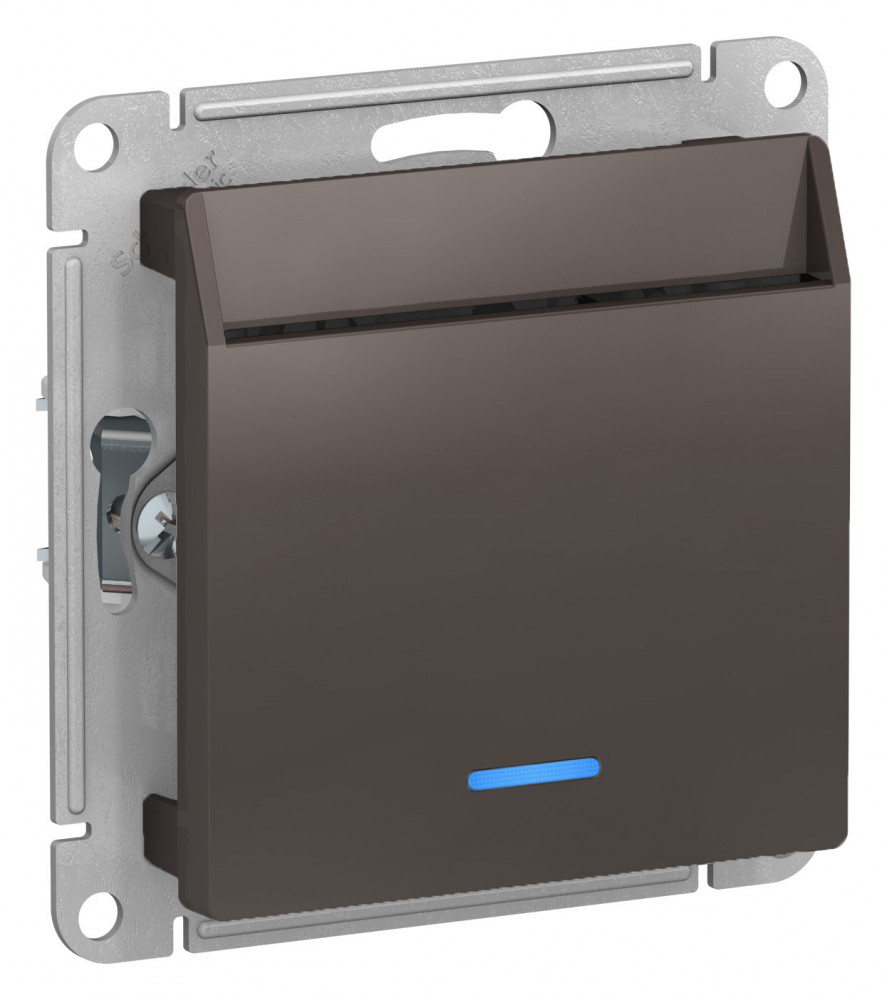Выключатель карточный AtlasDesign мокко Systeme Electric ATN000667 ATN000667 - магазин электротехники Electroshop