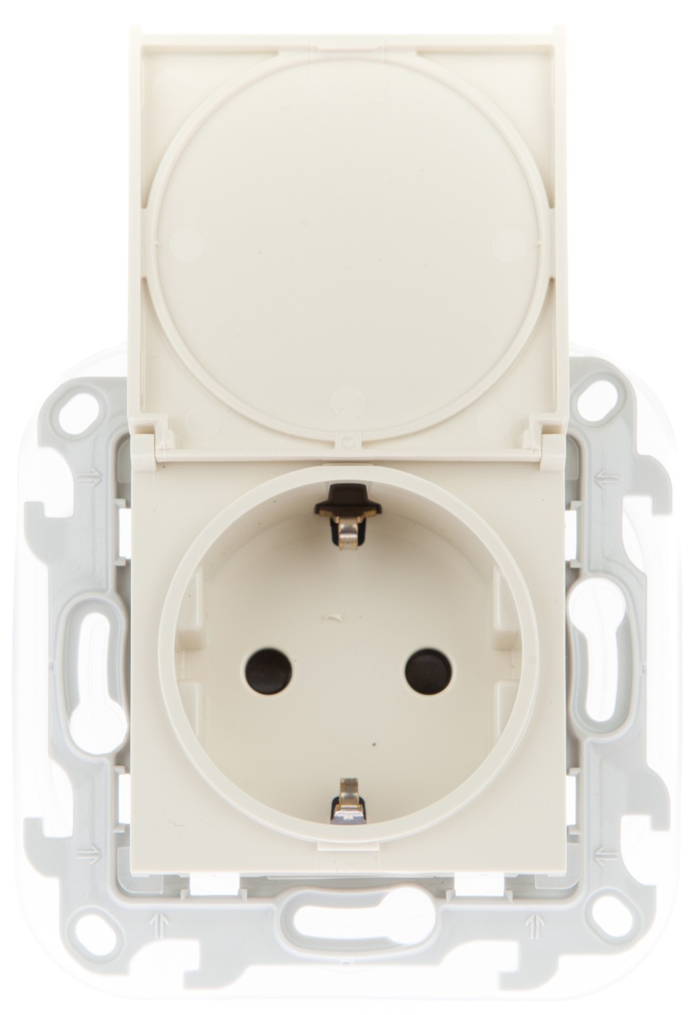 Розетка 2К+З Schuko IP44 Simon 24 Harmonie слоновая кость 2450448-031 2450448-031 - магазин электротехники Electroshop