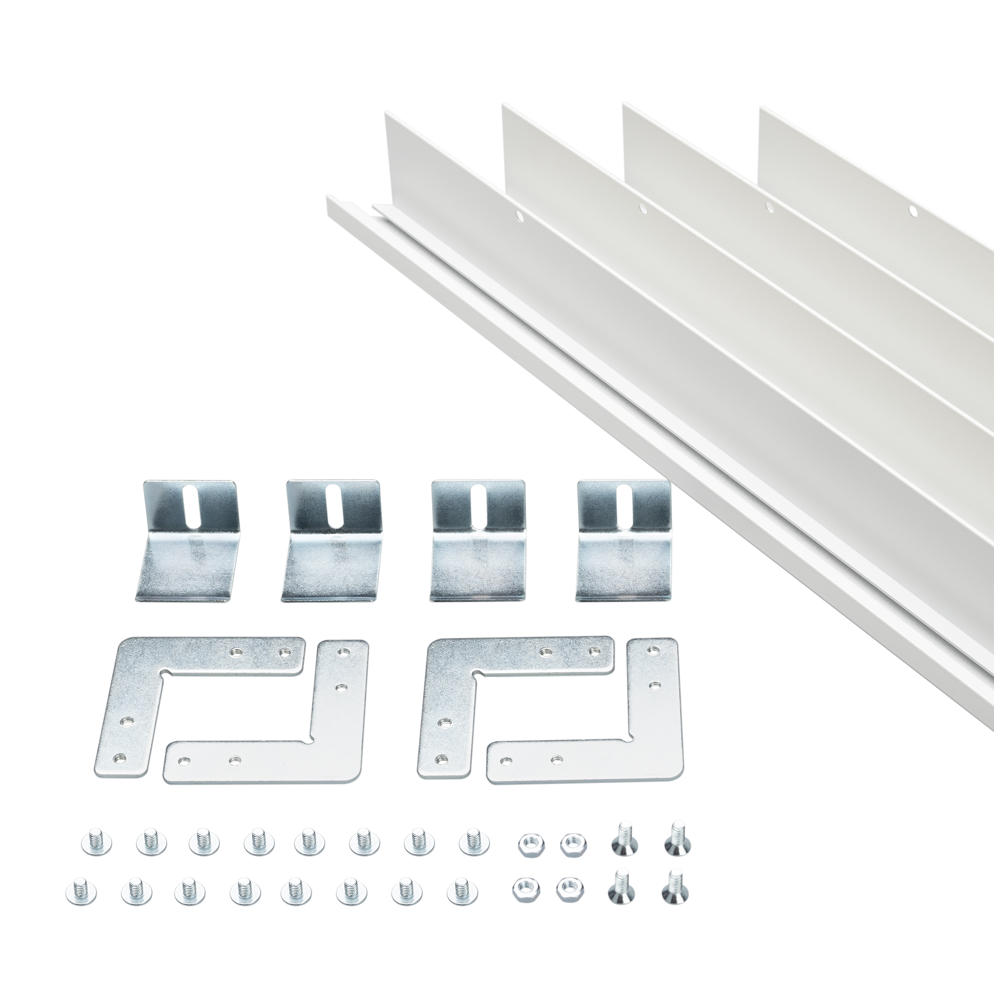 Рамка для встраиваемой установки панелей Arlight BX3030 White 023532 023532 - магазин электротехники Electroshop