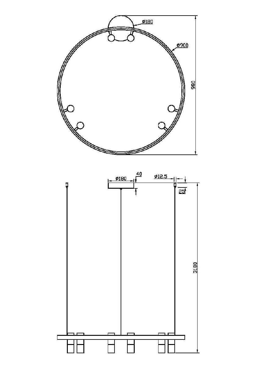 Подвесная люстра Maytoni Satellite MOD102PL-L42WK MOD102PL-L42WK - магазин электротехники Electroshop