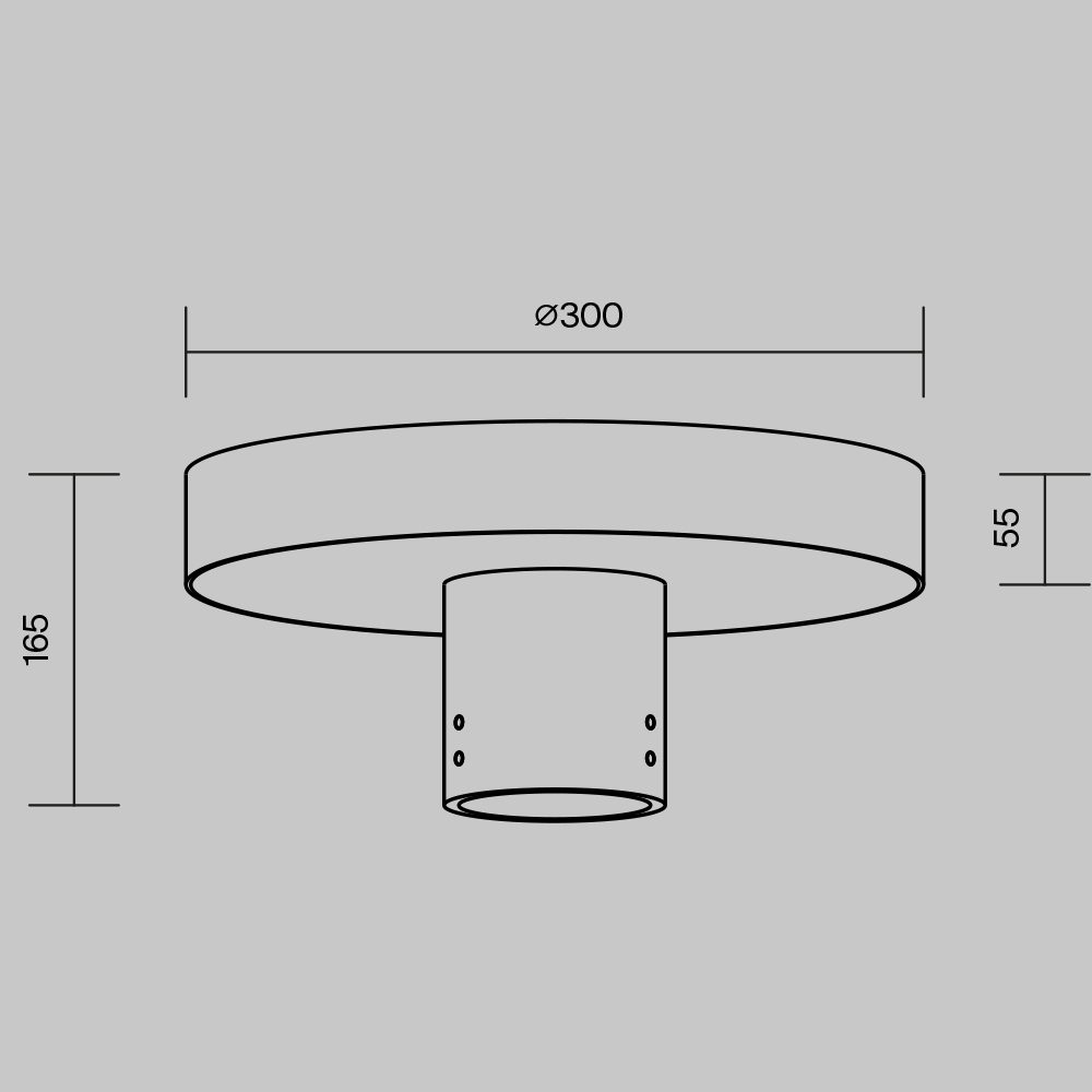 Парковый светильник Maytoni Katto O471H-L30GF3K O471H-L30GF3K - магазин электротехники Electroshop
