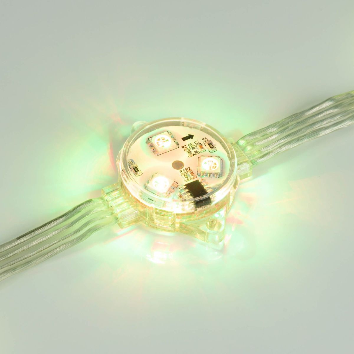 Модуль управляемый Arlight DMX-B3-D30 12V RGB (0.72W, IP68, 140 deg) 036772 036772 - магазин электротехники Electroshop