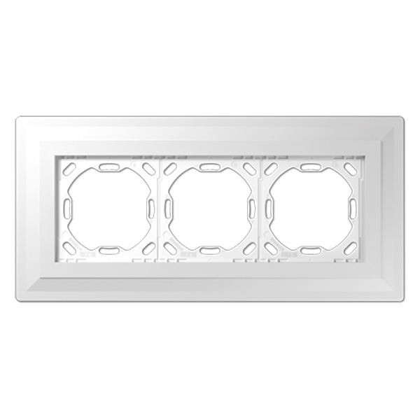 Монтажный адаптер Jung ZERO 3-постовый для встроенной установки c отступом PA983G125-3 PA983G125-3 - магазин электротехники Electroshop