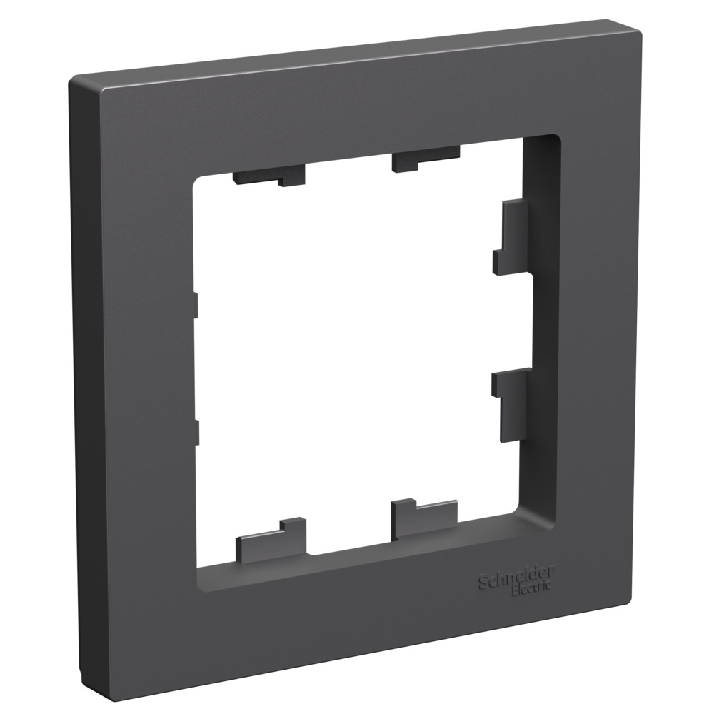Рамка AtlasDesign 1 пост базальт  Systeme Electric ATN001401 ATN001401 - магазин электротехники Electroshop