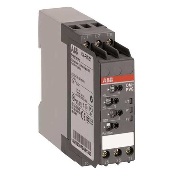 Реле контроля CM-PVS.31S без контр нуля, Umin/Umax3x160-230B/220- 300BAC, обрыв, чередование, t рег 1SVR730794R1300 1SVR730794R1300 - магазин электротехники Electroshop