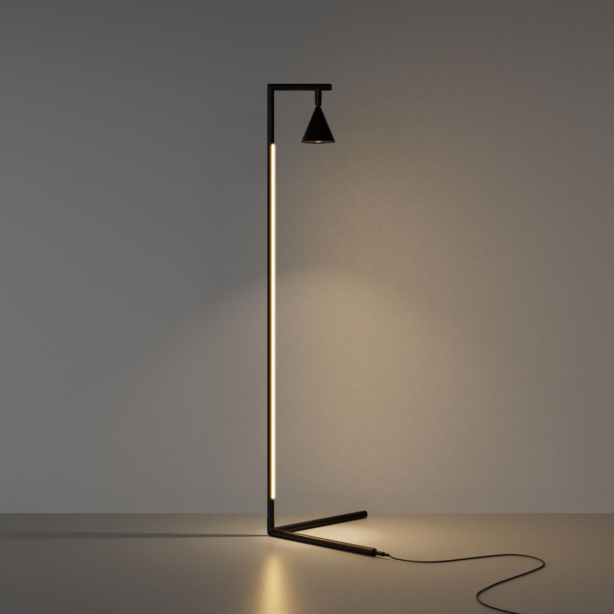 Торшер Maytoni Stripe MOD489FL-L20B3K MOD489FL-L20B3K - магазин электротехники Electroshop