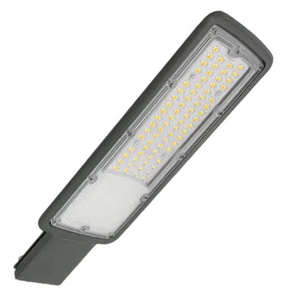 Консольный светодиодный светильник Foton FL-LED Street 50W 2700K 5000Lm Grey 400x130x27mm D40mm 612885 612885 - магазин электротехники Electroshop