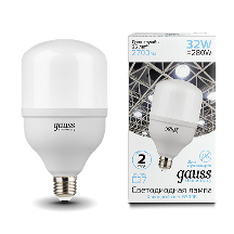 Лампа Gauss LED повышенной мощности - магазин электротехники Electroshop