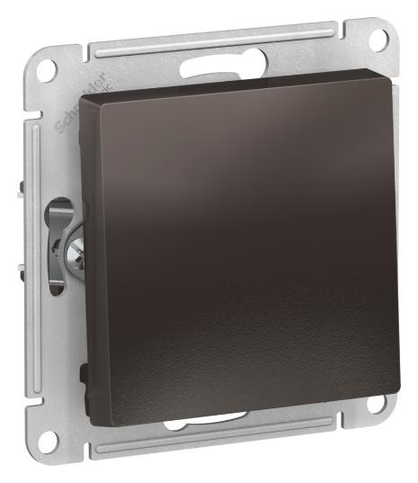 Одноклавишный выключатель 2-полюсный 10А механизм AtlasDesign мокко Systeme Electric ATN000621 ATN000621 - магазин электротехники Electroshop