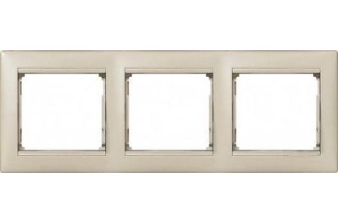 Рамка Legrand Valena 3 поста Жемчужный 770473 770473 - магазин электротехники Electroshop