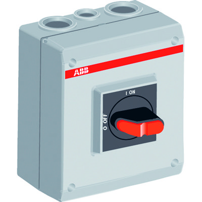 Рубильник в боксе ABB OTP25B3M до 25А/20А 3P с рукояткой IP65 1SCA022383R2640 1SCA022383R2640 - магазин электротехники Electroshop