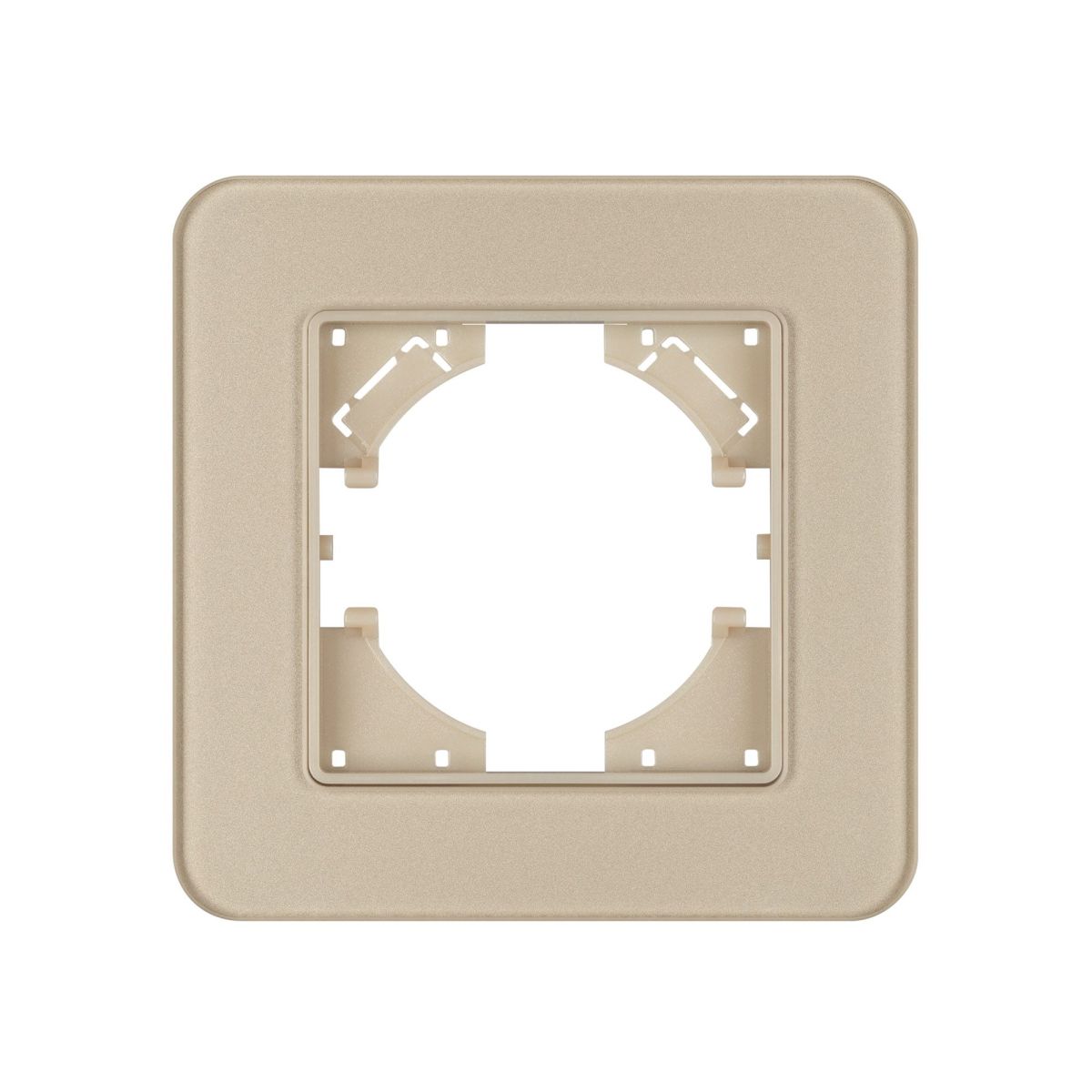 Рамка стеклянная на 1 пост Arlight FRM-OMALI-GS-1-GD 049667 049667 - магазин электротехники Electroshop