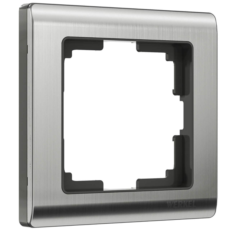 Рамка на 1 пост Werkel Metallic глянцевый никель W0011602 4690389159022 4690389159022 - магазин электротехники Electroshop