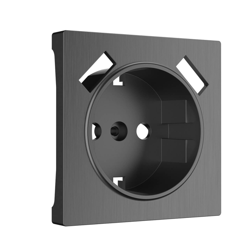 Накладка для розетки USB Werkel графит рифленый W1179504 4690389158667 4690389158667 - магазин электротехники Electroshop