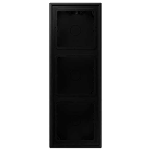 Коробка для накладного монтажа Jung LS 3-ая Черный матовый LS583ASWM LS583ASWM - магазин электротехники Electroshop