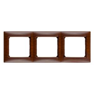 Рамка Legrand Valena 3 поста тонированное дерево 770313 770313 - магазин электротехники Electroshop