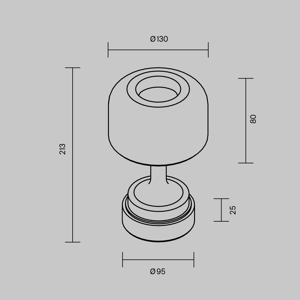 Настольная лампа с аккумулятором Maytoni Spirito MOD286RL-L3B3K MOD286RL-L3B3K - магазин электротехники Electroshop
