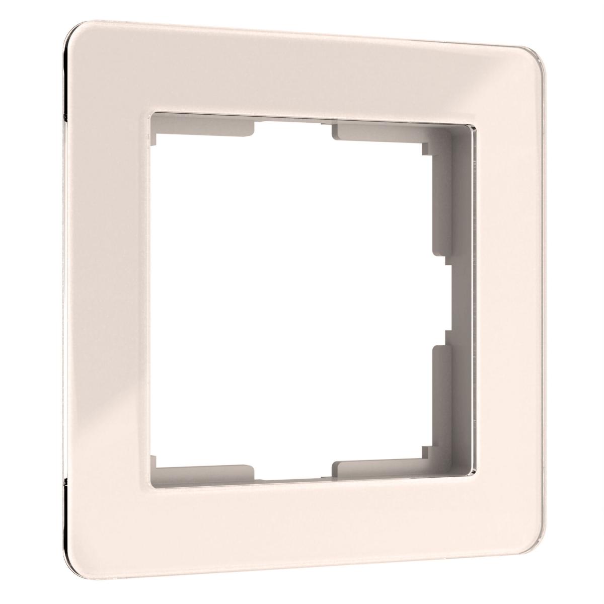 Рамка на 1 пост Werkel Acrylic айвори 4690389186271 W0012743 4690389186271 - магазин электротехники Electroshop