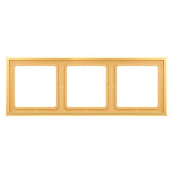 Рамка 3-ая Jung LS-ZERO Латунь Classic LSZME983BFC LSZME983BFC - магазин электротехники Electroshop