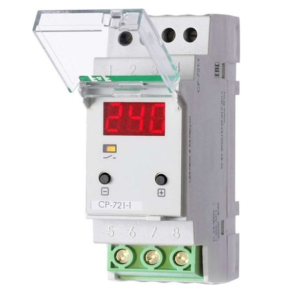 Реле контроля напряжения F&F CP-721-1 100-450В 63А 1NO EA04.009.013 EA04.009.013 - магазин электротехники Electroshop