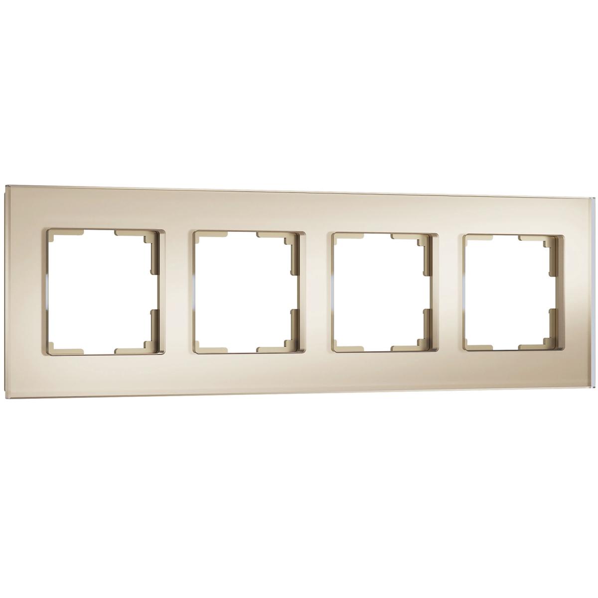 Рамка на 4 поста Werkel Senso W0043111 4690389200502 a064579 4690389200502 - магазин электротехники Electroshop