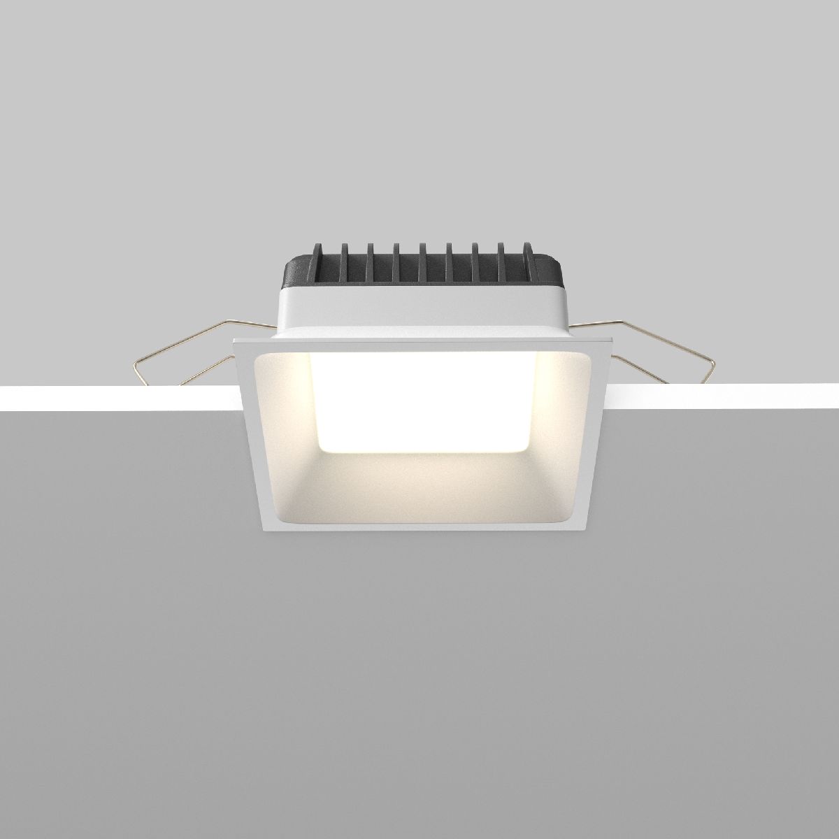 Встраиваемый светодиодный светильник Maytoni Technical Downlight Okno DL056-12W3-4-6K-W DL056-12W3-4-6K-W - магазин электротехники Electroshop