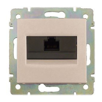 Розетка компьютерная Legrand серии Valena RJ45 кат. 5e UTP. Цвет - слоновая кость 774130 774130 - магазин электротехники Electroshop
