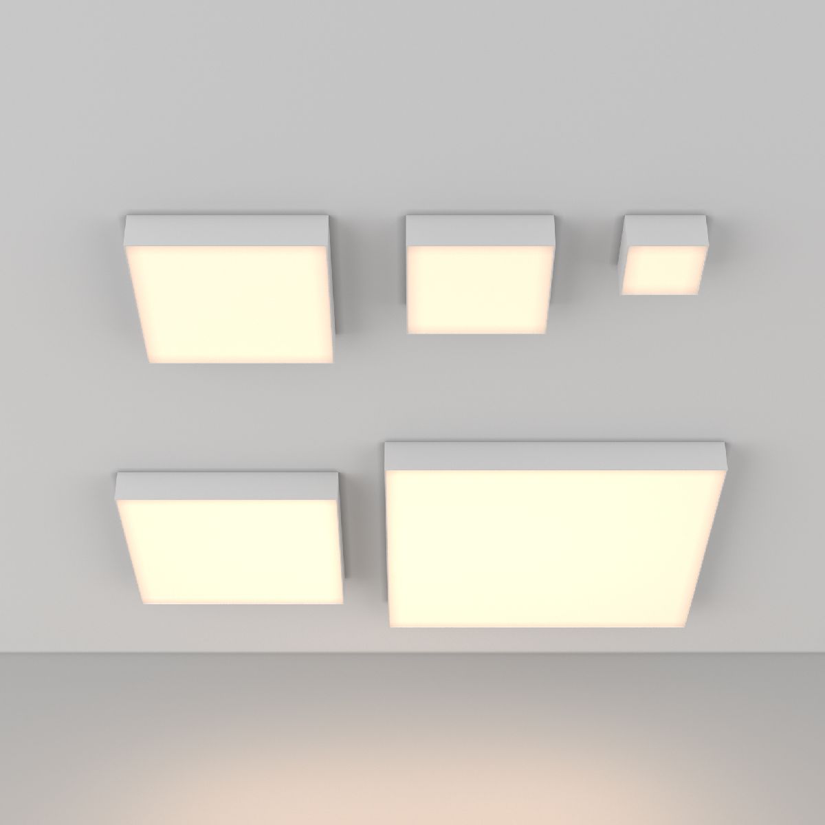 Потолочный светильник Maytoni Zon C032CL-90W3K-SQ-W C032CL-90W3K-SQ-W - магазин электротехники Electroshop