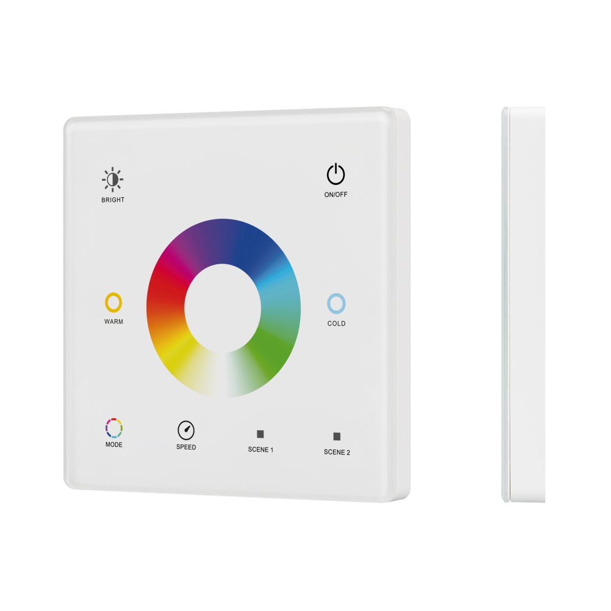 Сенсорная панель Arlight SMART-RF-801-11-1G-2SC-RGB-MIX белый (3V, 2.4G) накладная (IARL, IP20 Пластик) 060185 060185 - магазин электротехники Electroshop